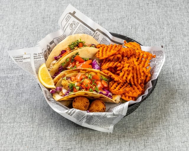 Catfish Taco Basket.