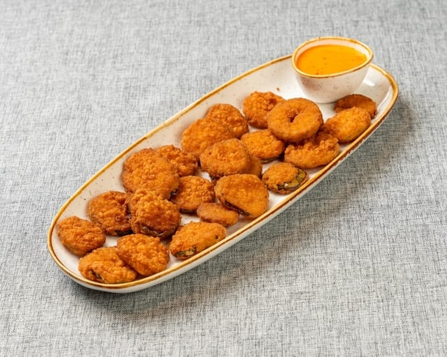 Spicy Pickle Chips.